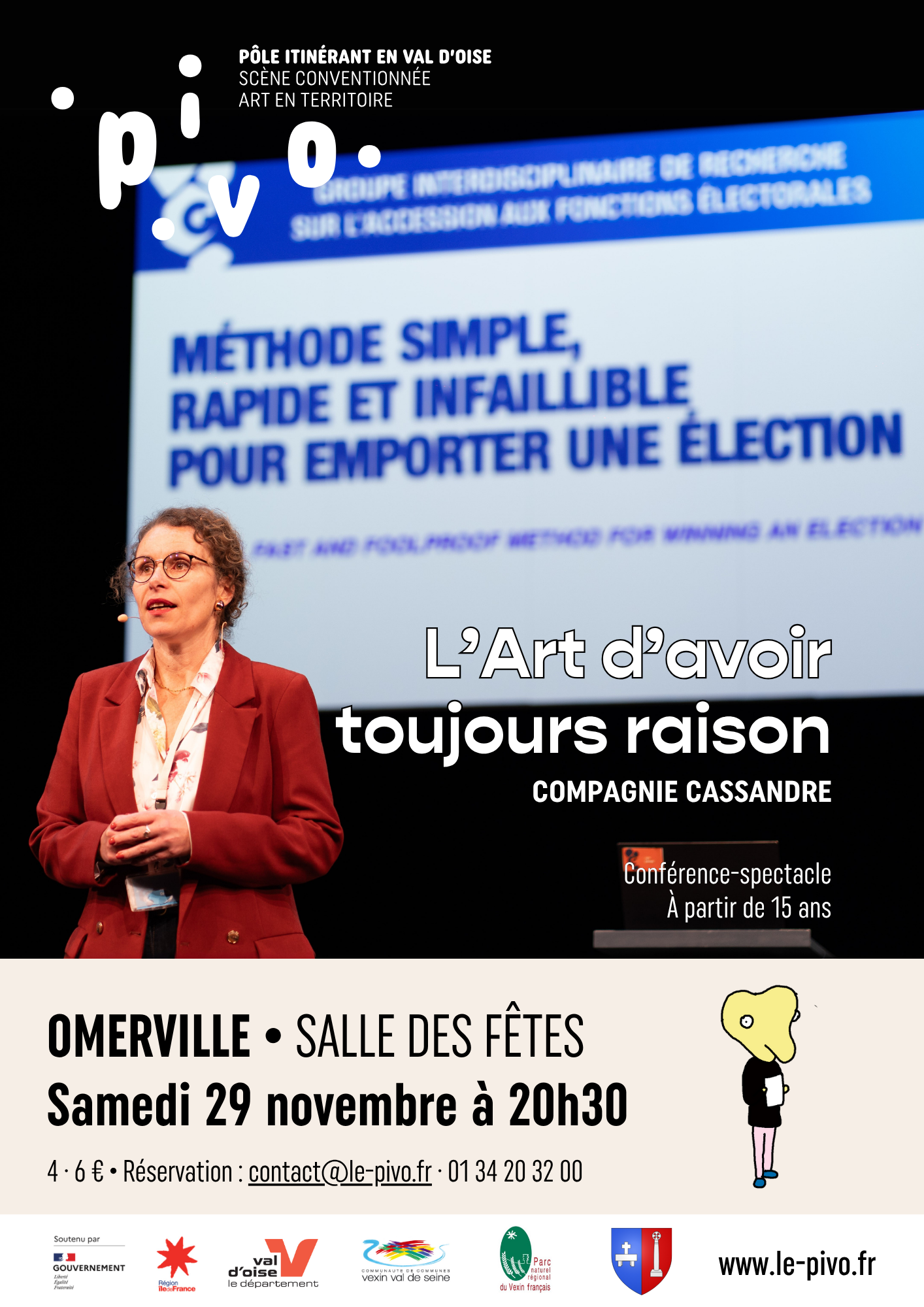 L'Art d'avoir toujours raison - Spectacle Omerville 29 11 25