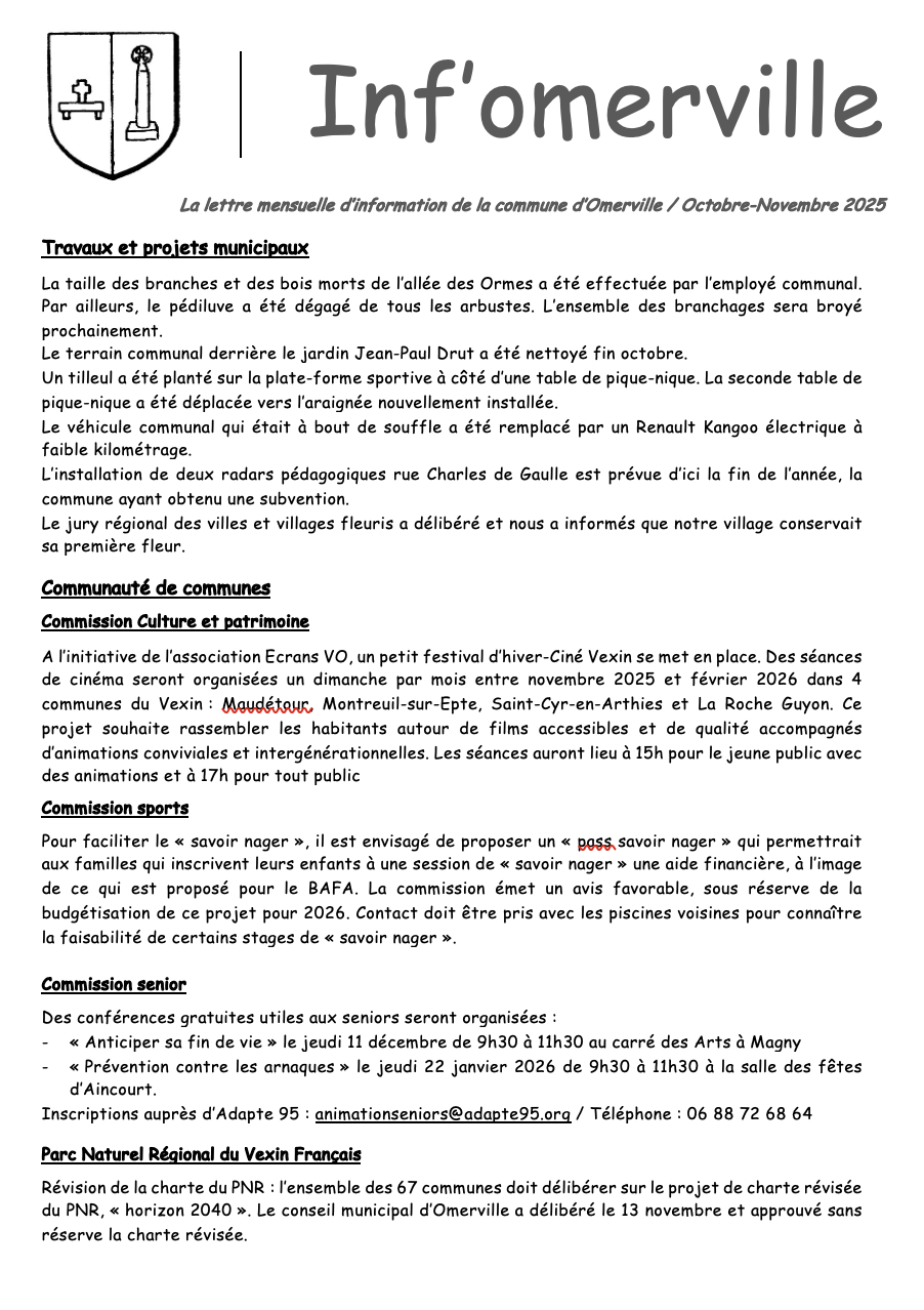 INFOMERVILLE-OCTOBRE-NOVEMBRE-2025 https://omerville.fr/wp-content/uploads/2025/11/INFOMERVILLE-OCTOBRE-NOVEMBRE-2025.pdf